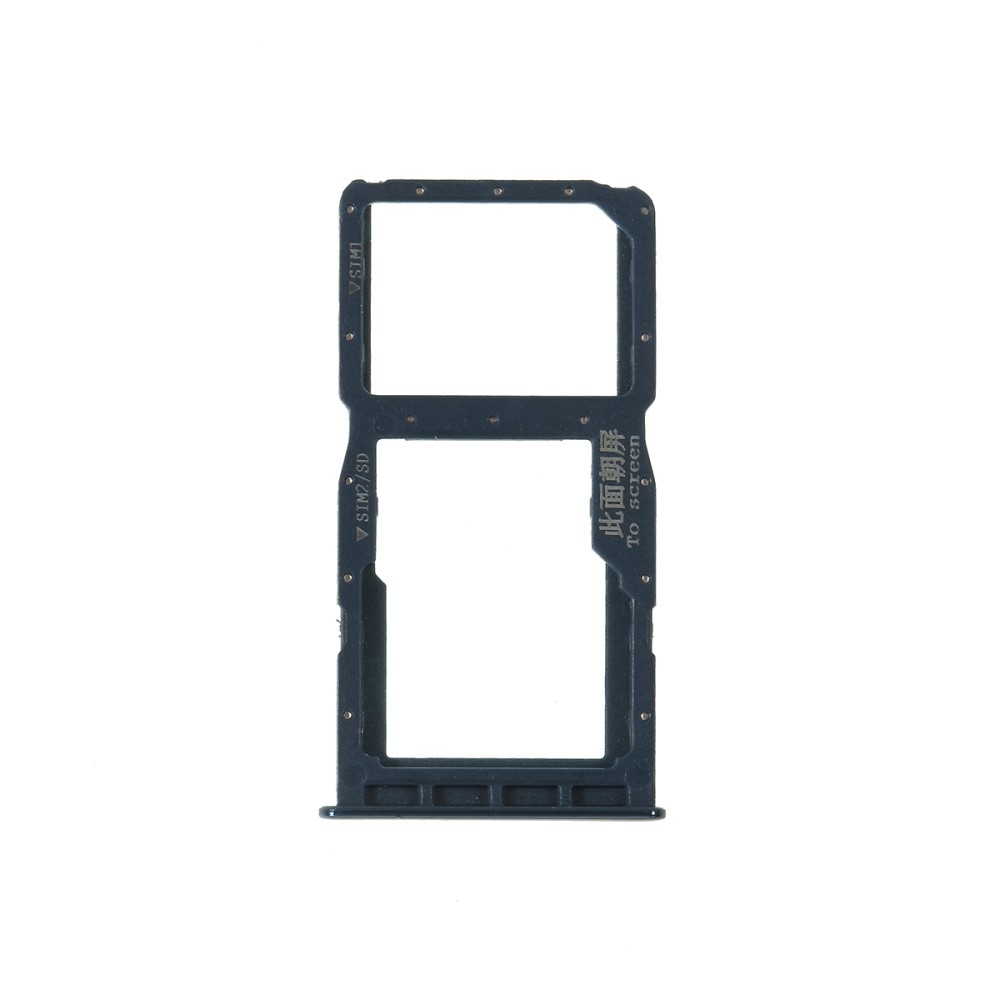 (OEM) Huawei P30 Lite Sim Karten Adapter   Micro SD Karten Halter - Schwarz