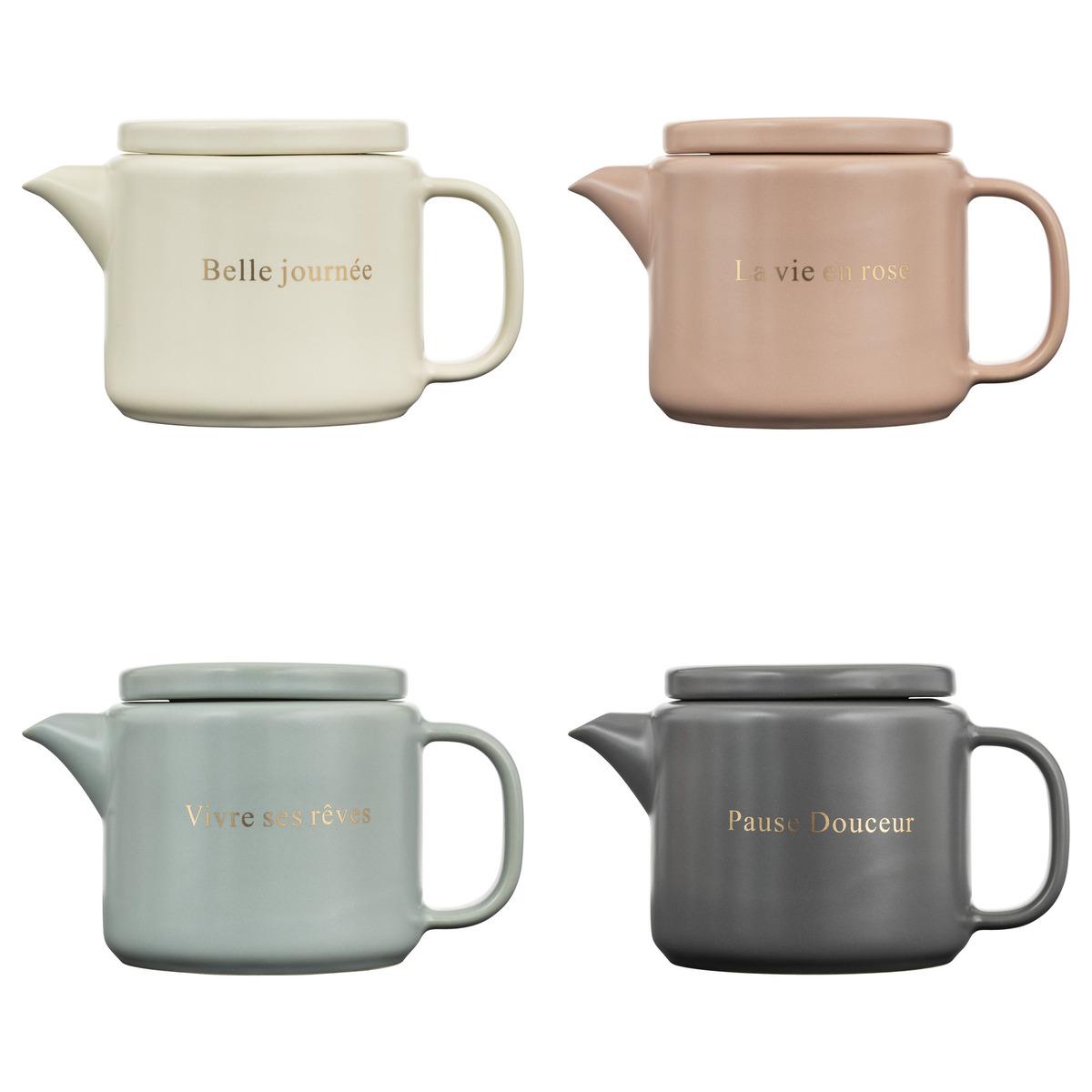 THEIERE CERAMIQUE BELLE JOURNEE 55CL