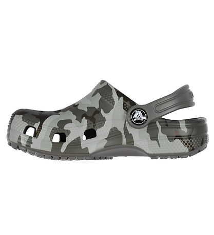 Crocs Sandaler - Classic Camo Clog K - Sort/Gr?
