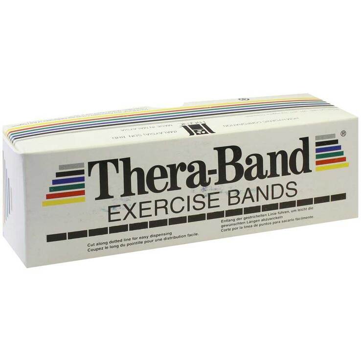 Thera Band Übungsband 5,5m gelb dünn, 1 St