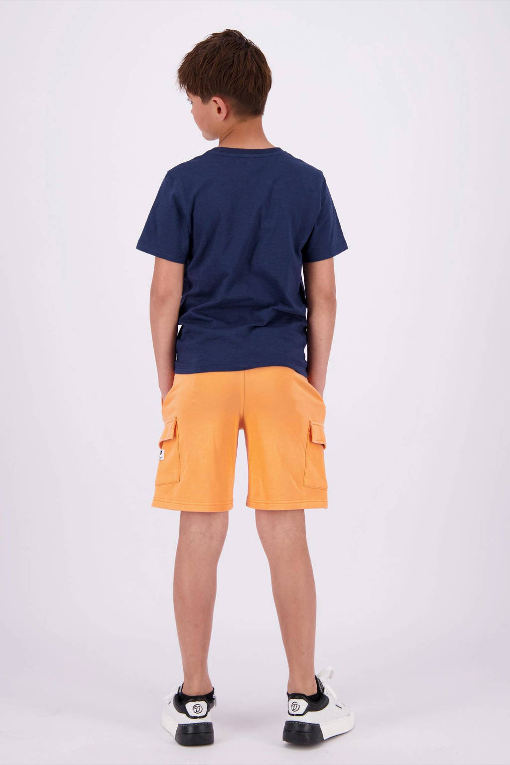 Vingino T-shirt Hefor met logo donkerblauw