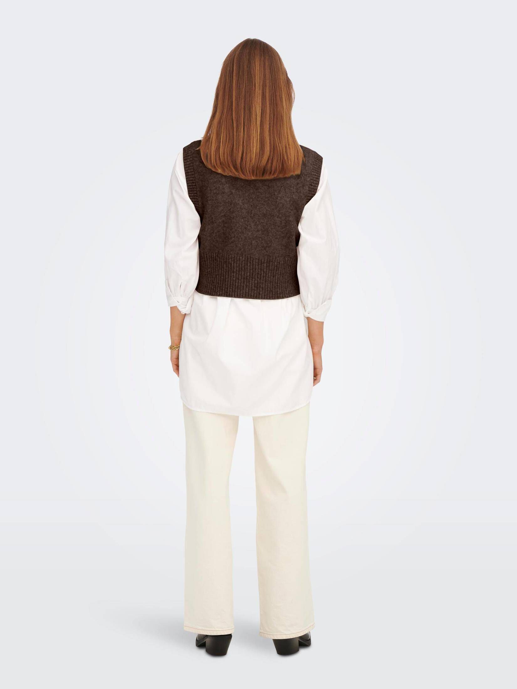 Only| Damen Pullunder ONLMACADAMIA