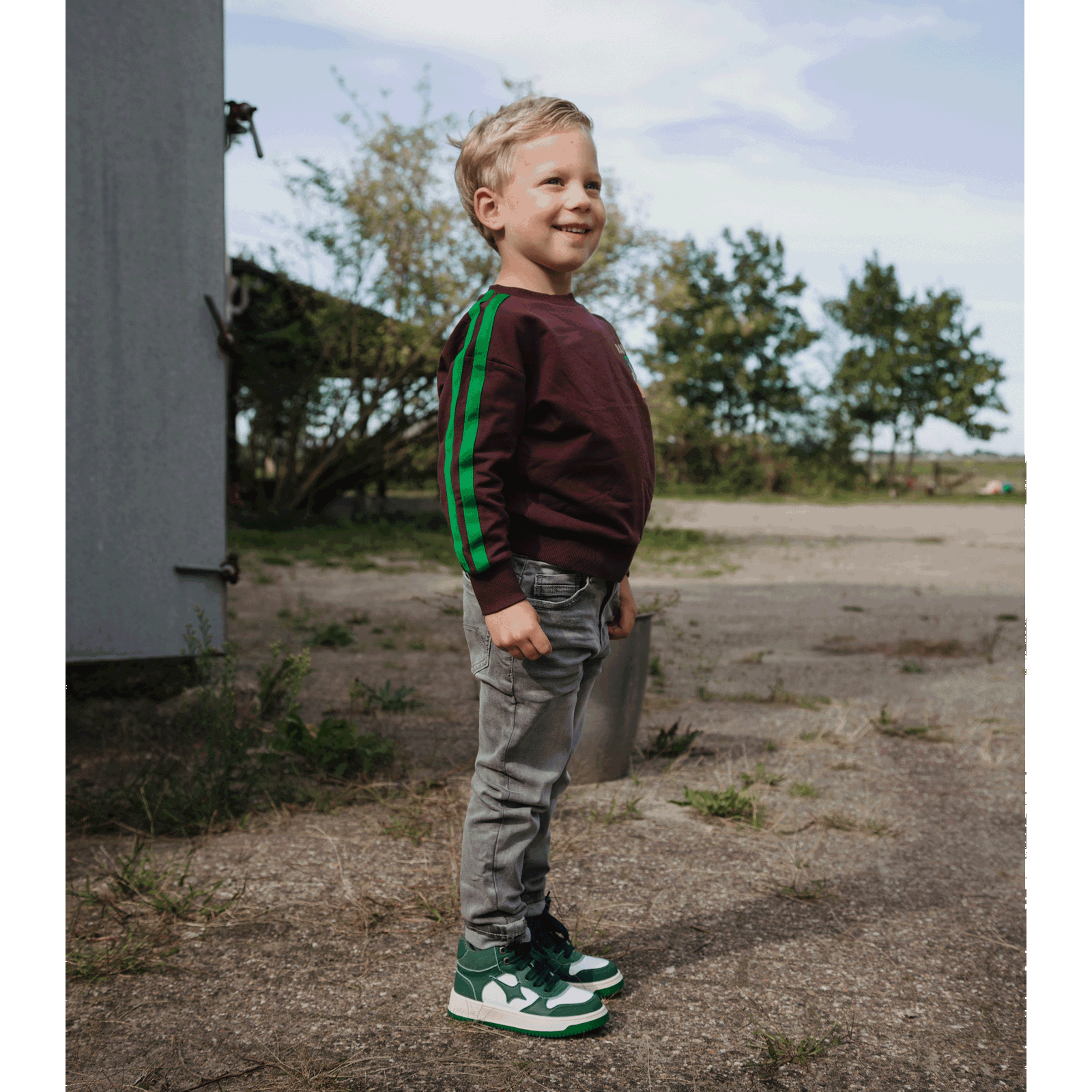 Shoesme grüner Sneaker