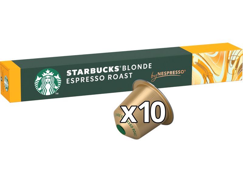 Starbucks Kaffeekapseln Blonde Espresso Roast 12 x 10 Stück Kaffeekapseln für Nespresso Maschinen