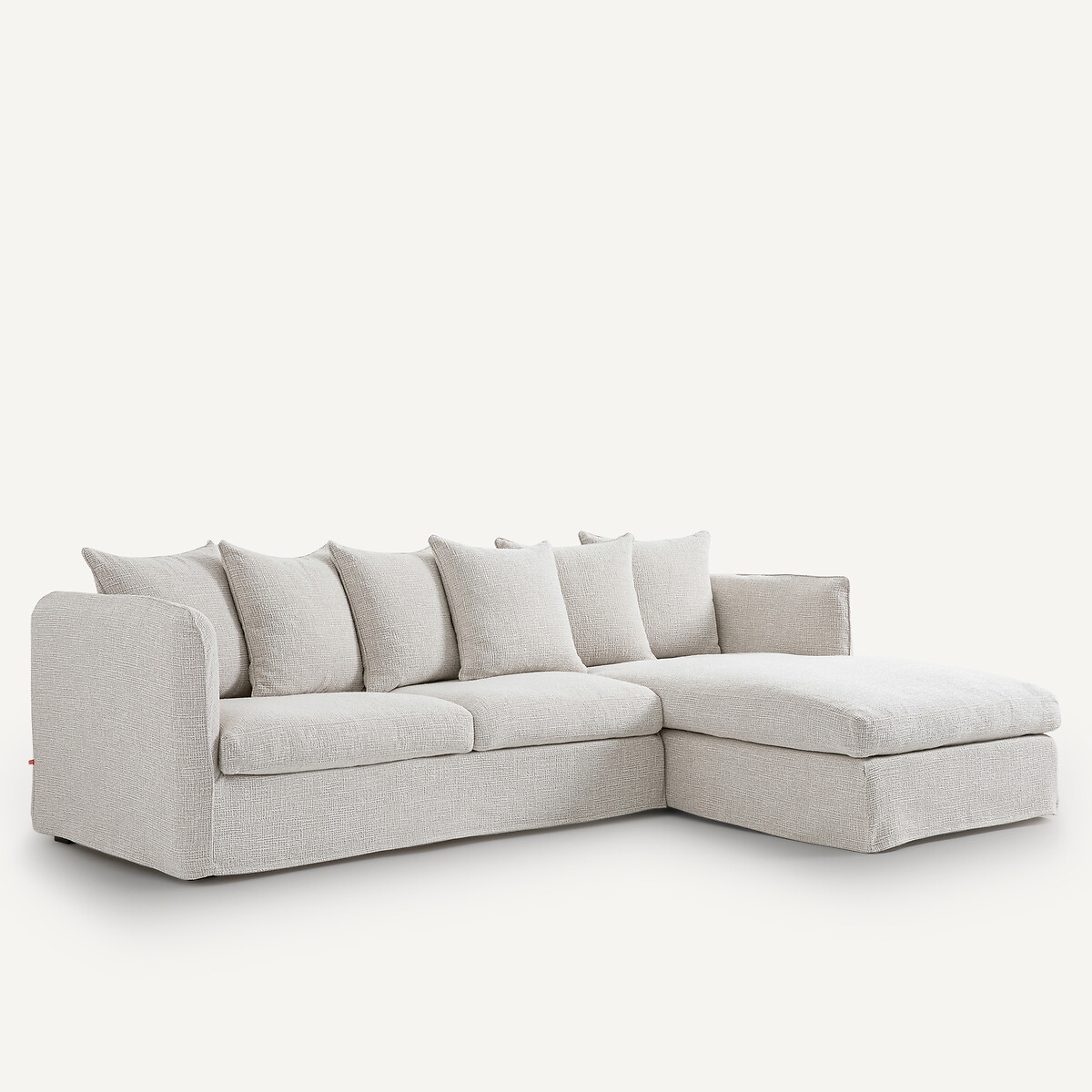 AM.PM<br>Sofá de canto, textura reciclada, Neo Chiquito