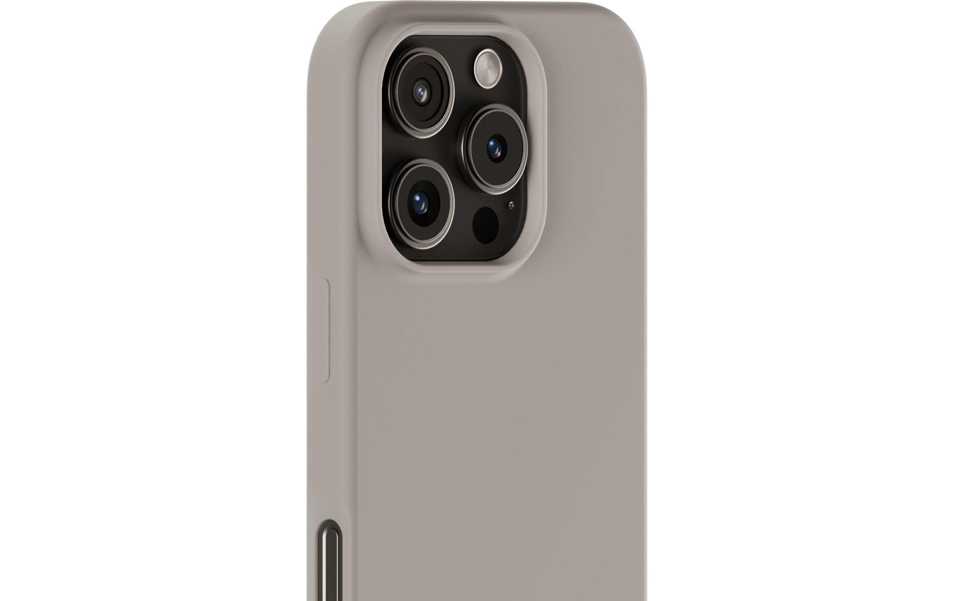 Back Cover Silicone iPhone 16 Pro TaupeSchutzhülle für das Apple iPhone 16 Pro