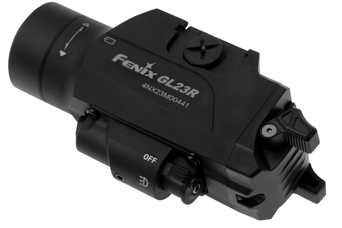 Fenix GL23R Tactical Light, oplaadbare tactische lamp met laser, 1200 lumen
