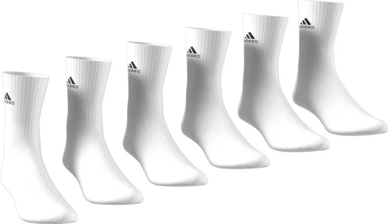 Adidas Cushioned Sportswear Crew Socks 6-pairs White/Black