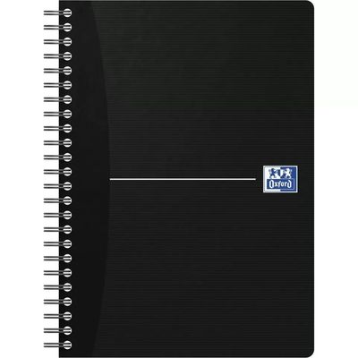 Oxford Office Essentials - Cahier à spirale A5 - 180 pages - ligné - disponible dans différentes couleurs