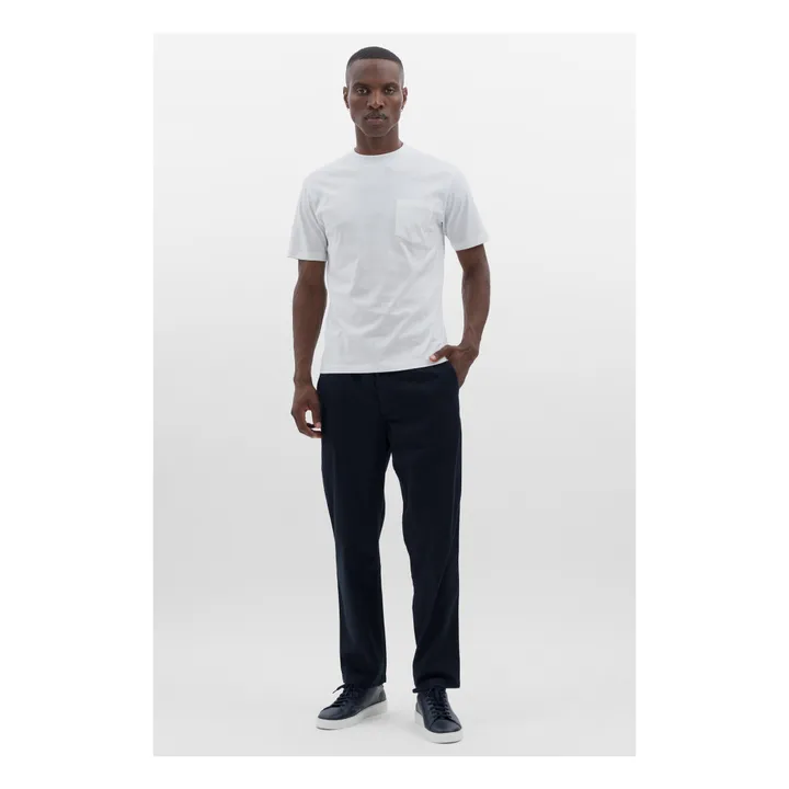 Norse Projects T-shirt Johannes Pocket Coton Bio | Ecru
