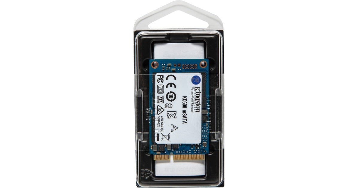 KingstonKC600 256 GB SSD  (SKC600MS/256G, SATA 6 Gb/s, mSATA)