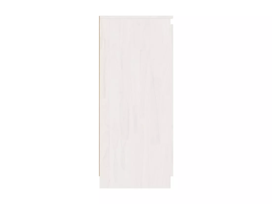 Armoires latérales 3 pcs blanc Bois de pin massif