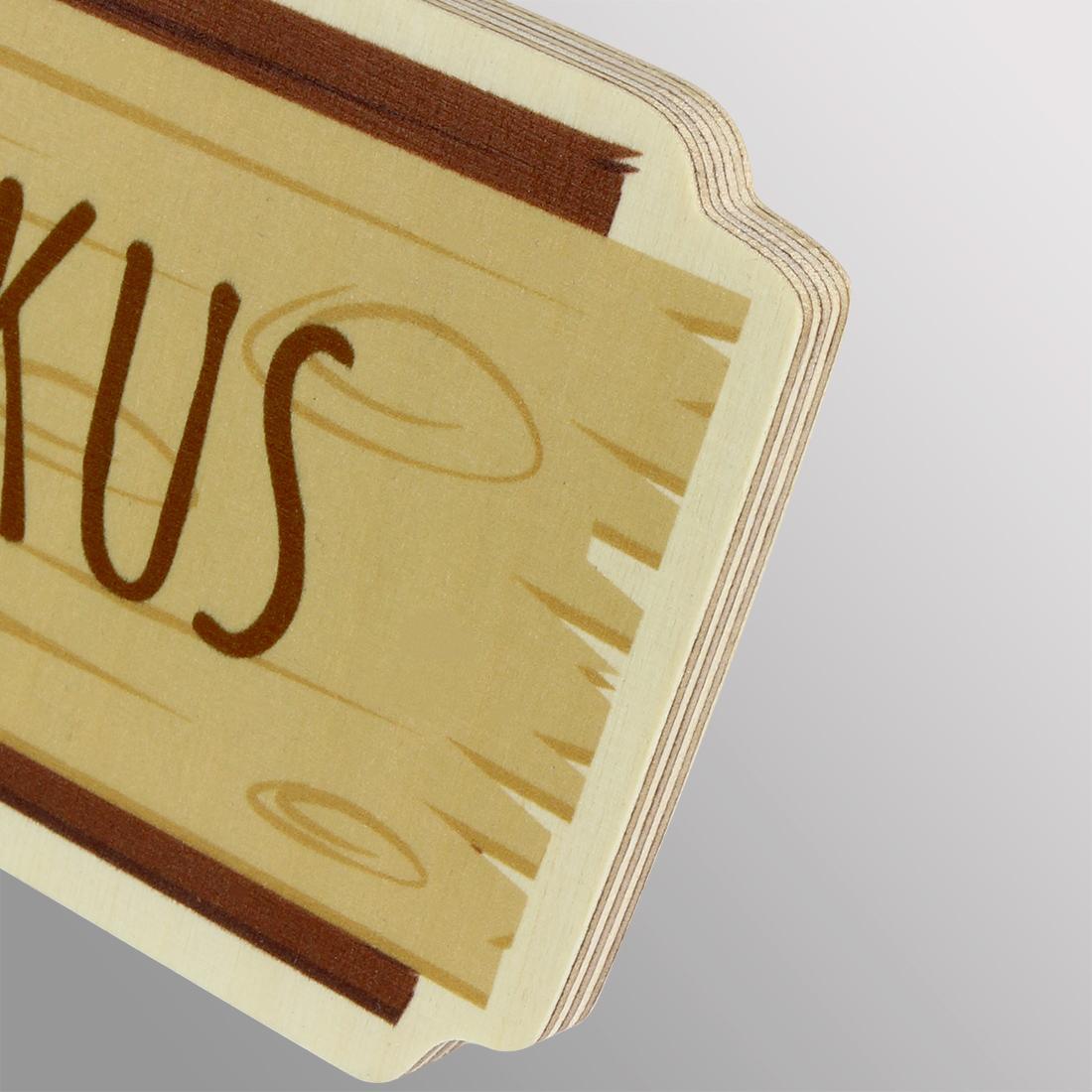 Personalisiertes Holz-Türschild mit Namen (Motiv: Prinzessin)