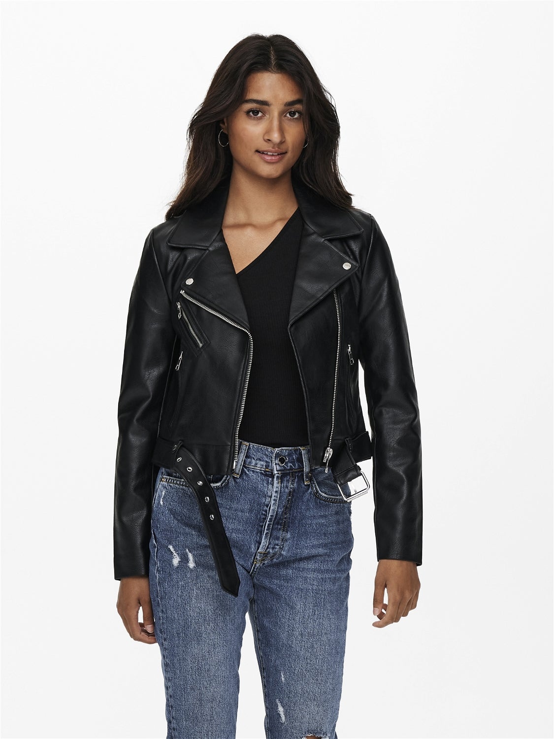 ONLVERA Kunstlederjacke Black