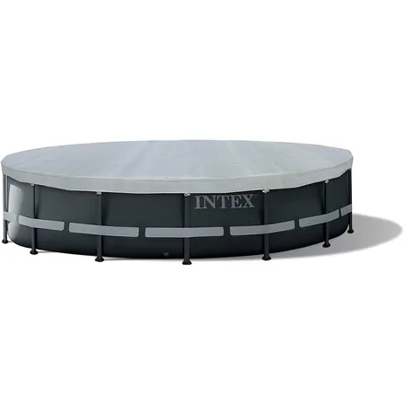 Intex Deluxe Abdeckplane für Frame-Pool Ø 488cm, Überhang
