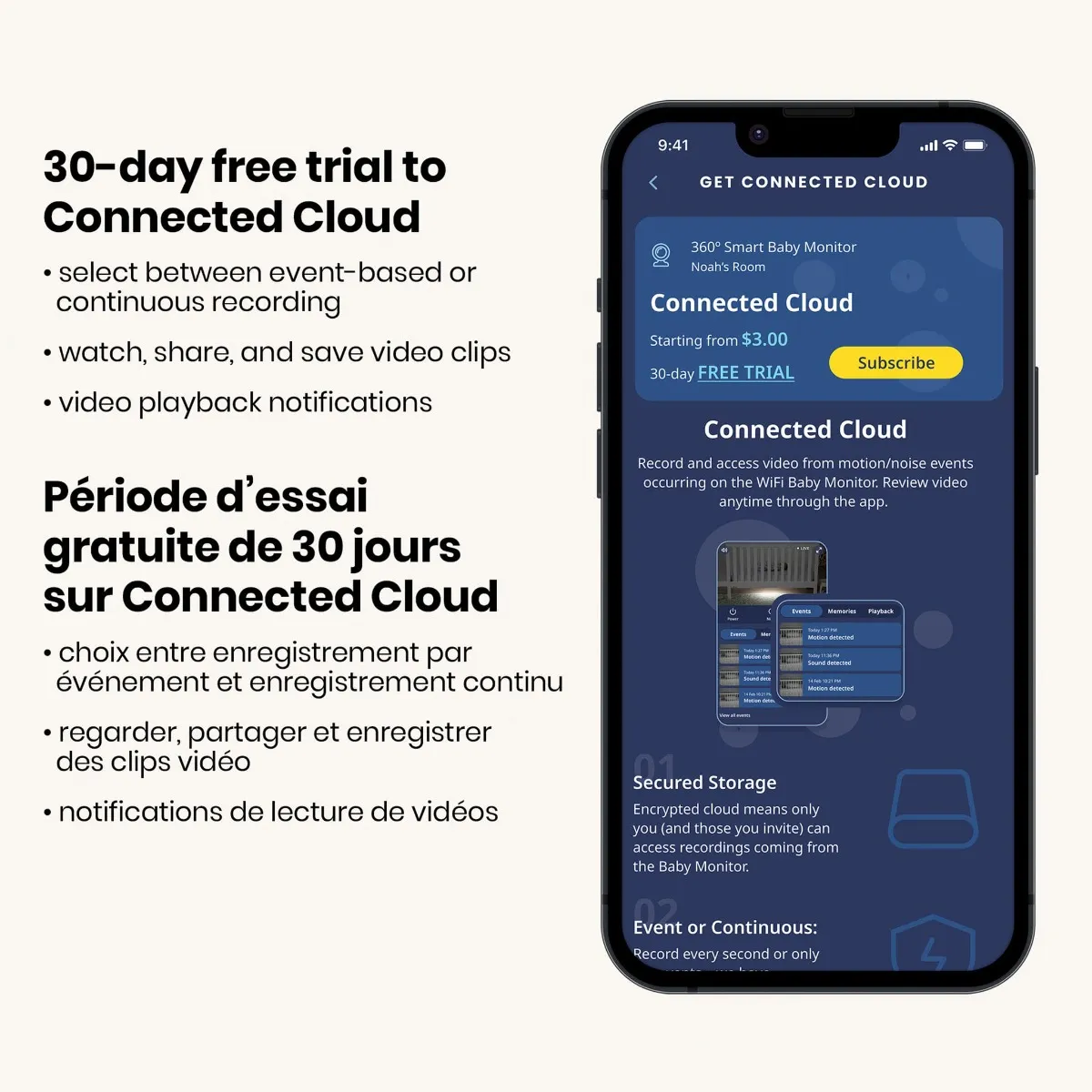 Safety 1st Moniteur bébé Smart 360°