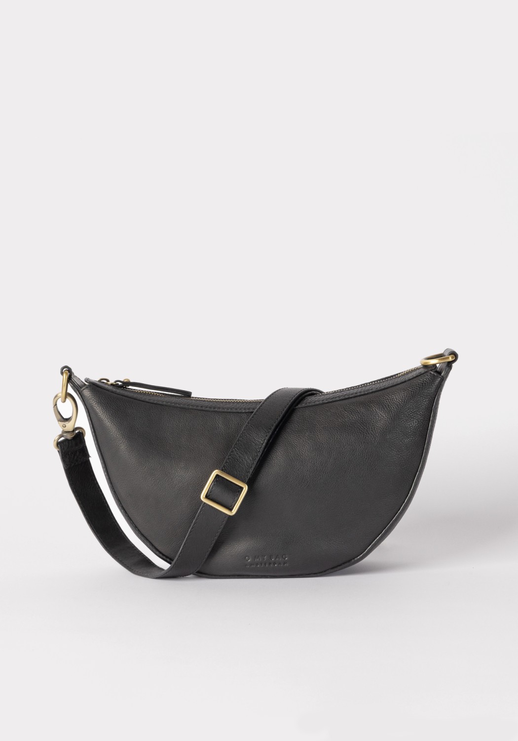 O My Bag Crossbody Bag Leo Soft Grain Leather Black