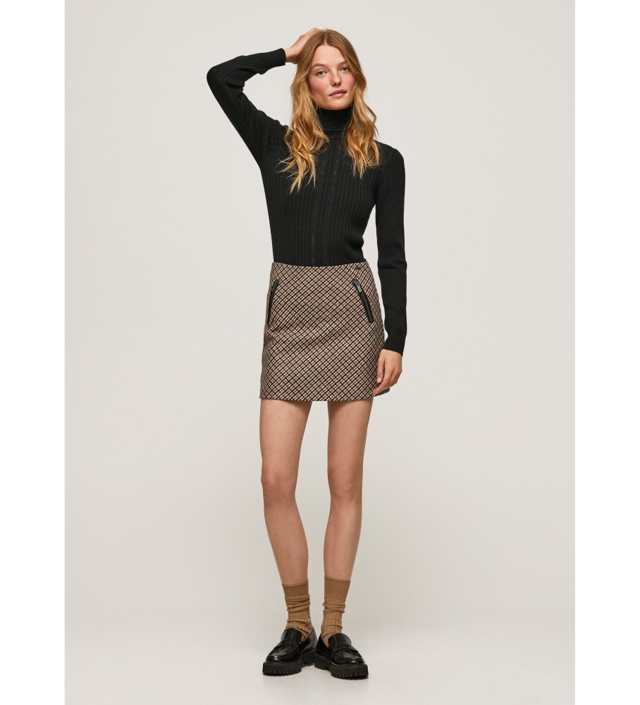 Suéter gola alta Bella da Pepe Jeans, preto