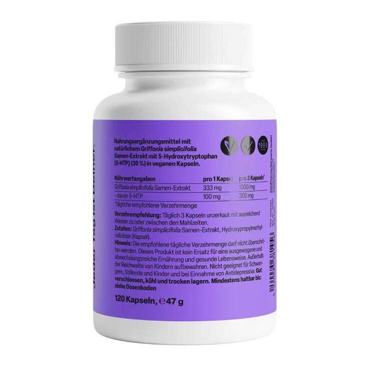 Griffonia 5-HTP 100 mg Forte Kapseln, 120 St
