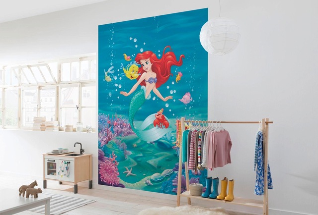 Komar Fototapete »Ariel Singing - Grösse 184 x 254 cm« bedruckt glatt Kinderzimmer