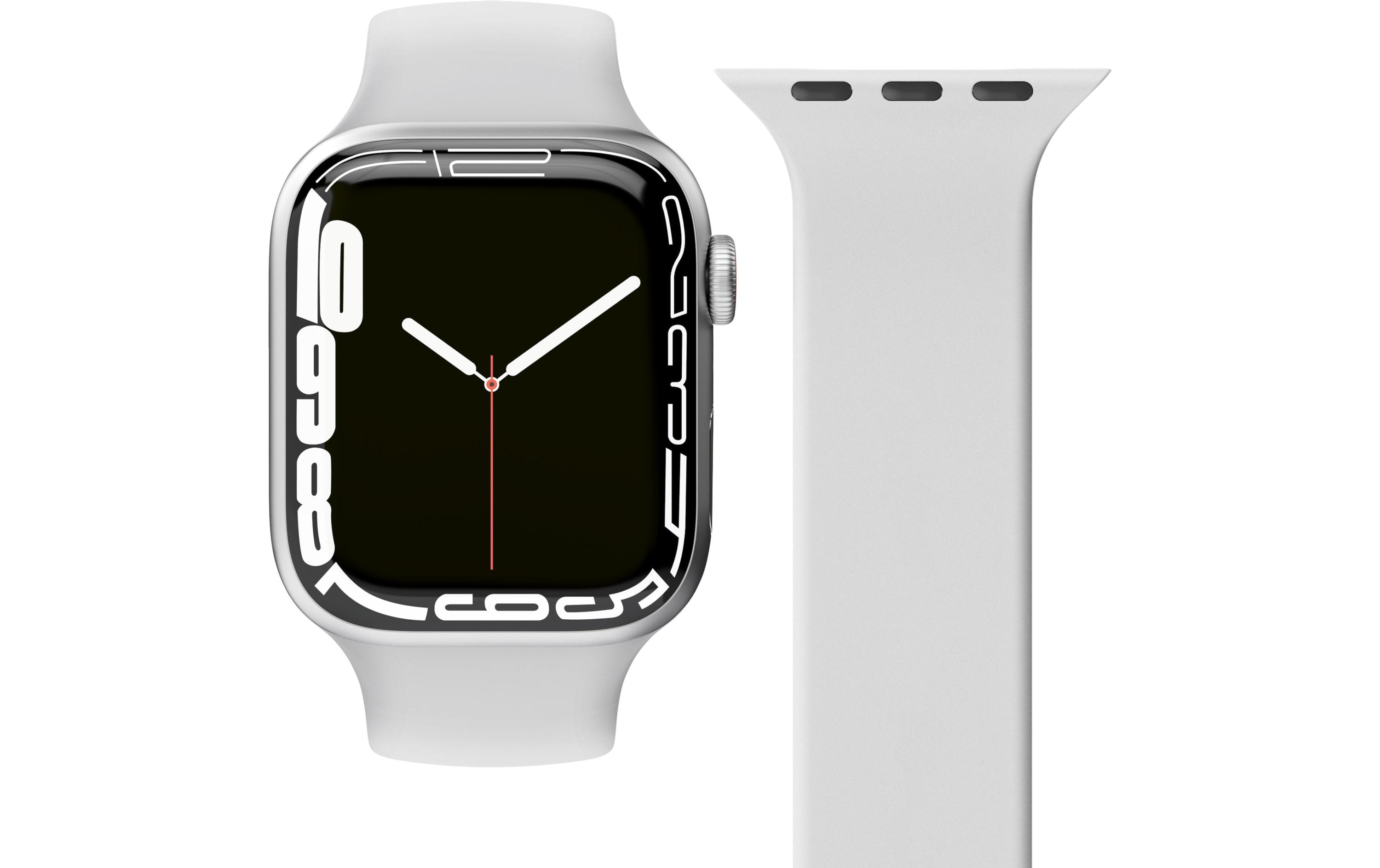 Solo Loop Apple Watch S 42/44/45/49 mm Light GrayArmband für Apple Watch 42/44/45/49 mm