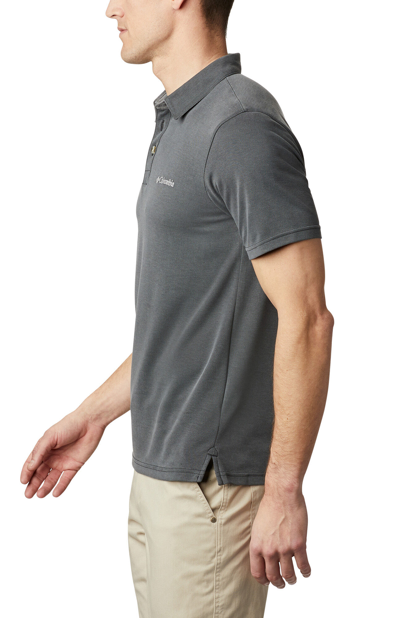 Camisa Polo Masculina Columbia Nelson Point™ - Preta