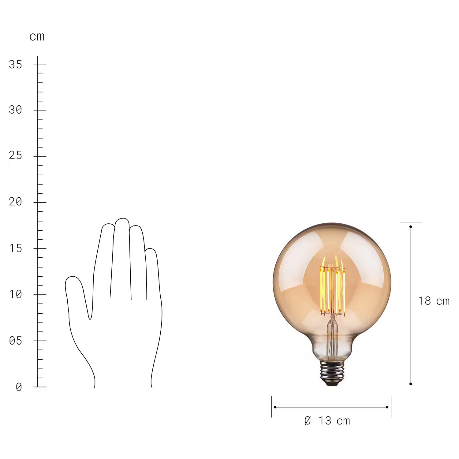 BRIGHT LIGHT LED-Glühbirne
