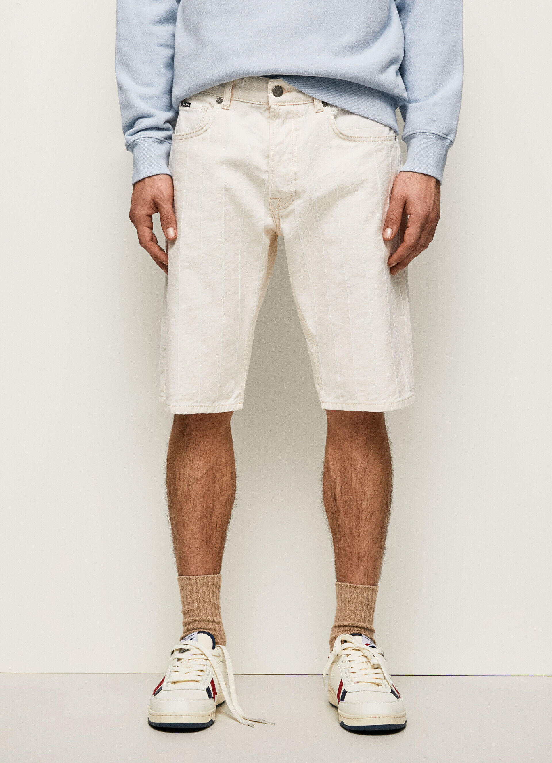 CALLEN FIT RELAXED DENIM BERMUDA - jeans