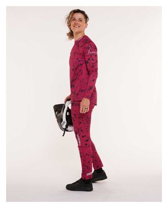 Pantalon VTT Femme Dharco Gravity Rouge/Noir