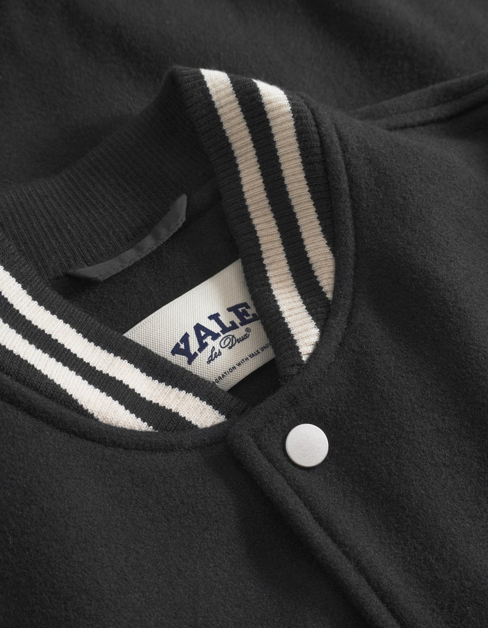 Køb Les Deux Kids Black/Black Yale Uld Varsity Jakke KIDS