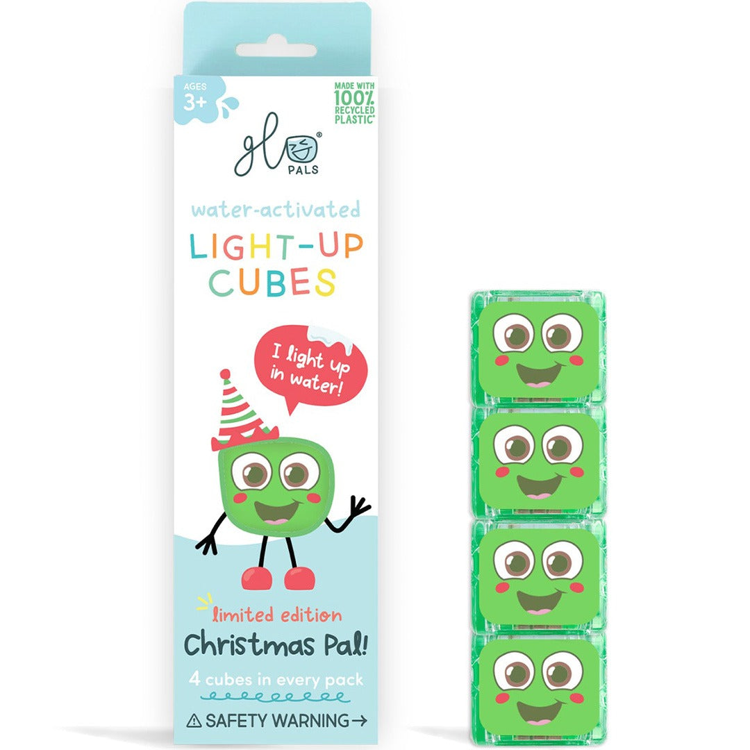 Glo pals lichtblokjes - christmas - 4st