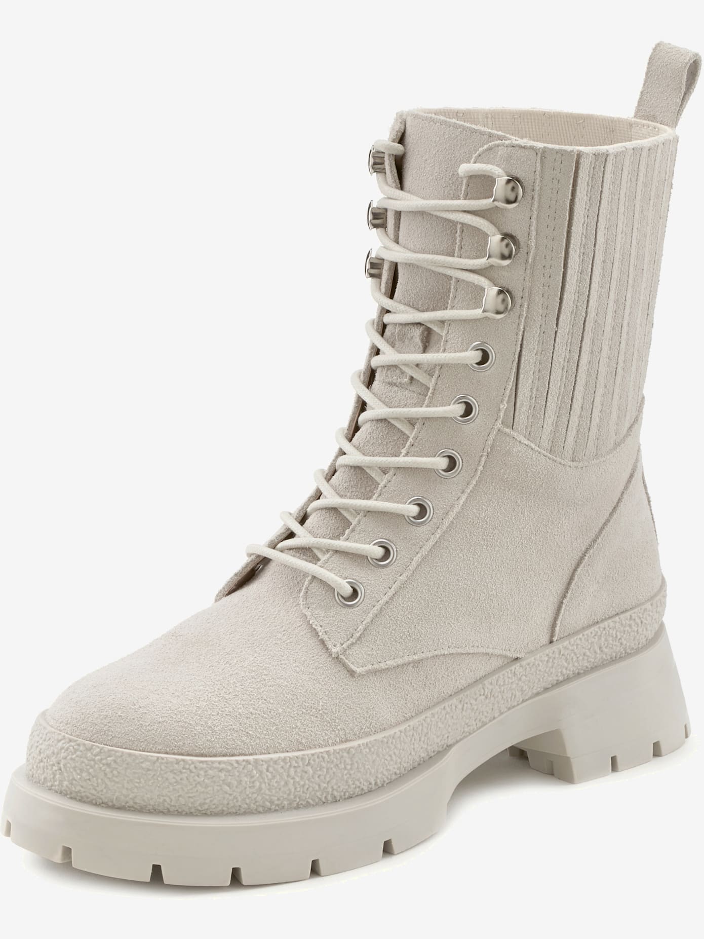 Bottines en cuir doux