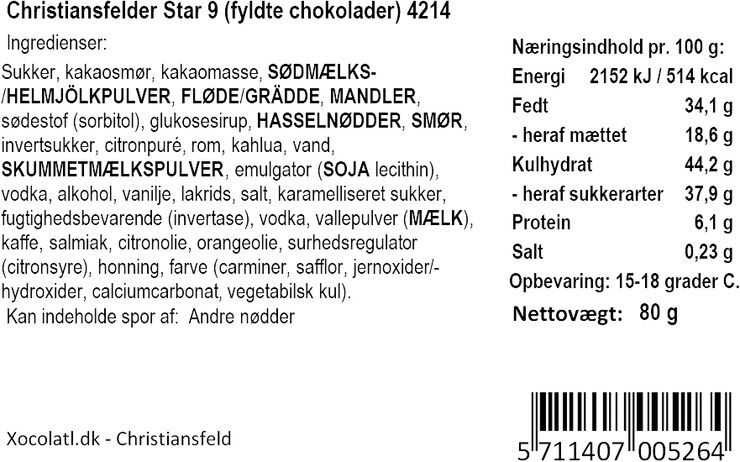 Xocolatl CHRISTIANSFELDER STAR 9