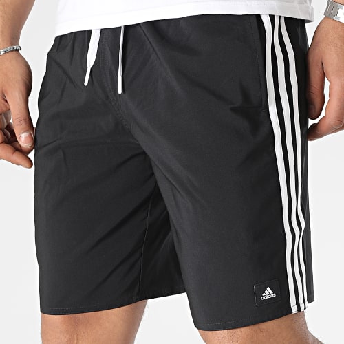 Short Jogging A Bandes HT4358 Noir
