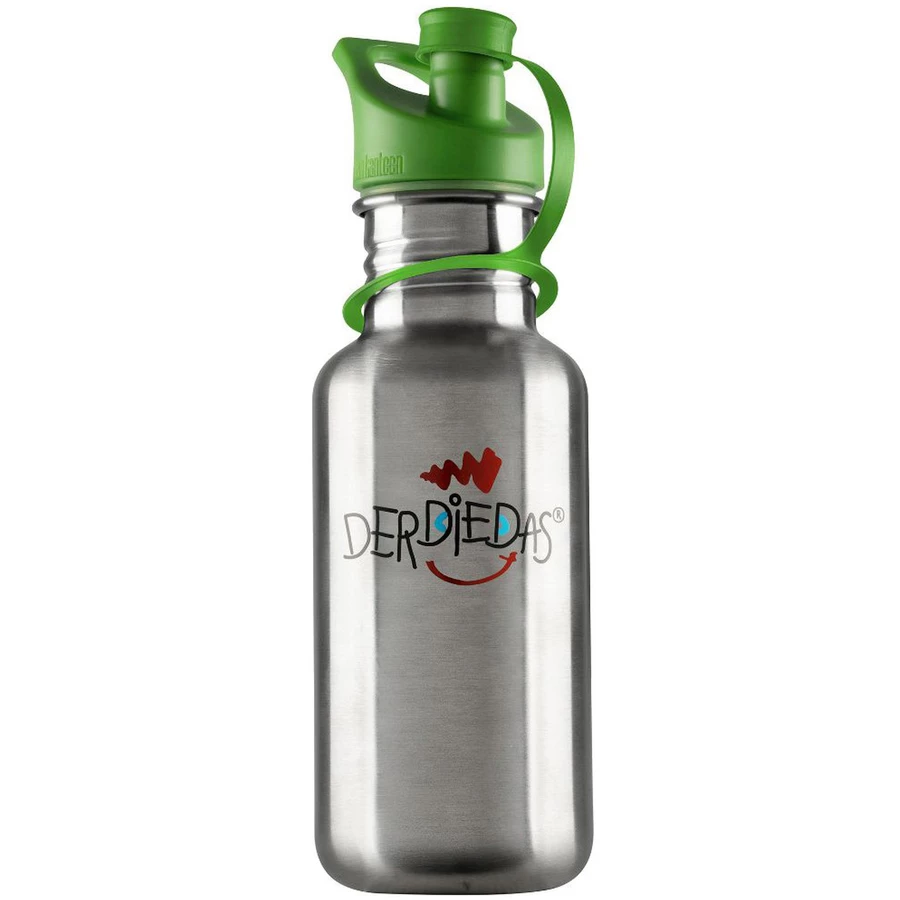 DerDieDas Zubehör Edelstahl 500 ml - Trinkflasche grün