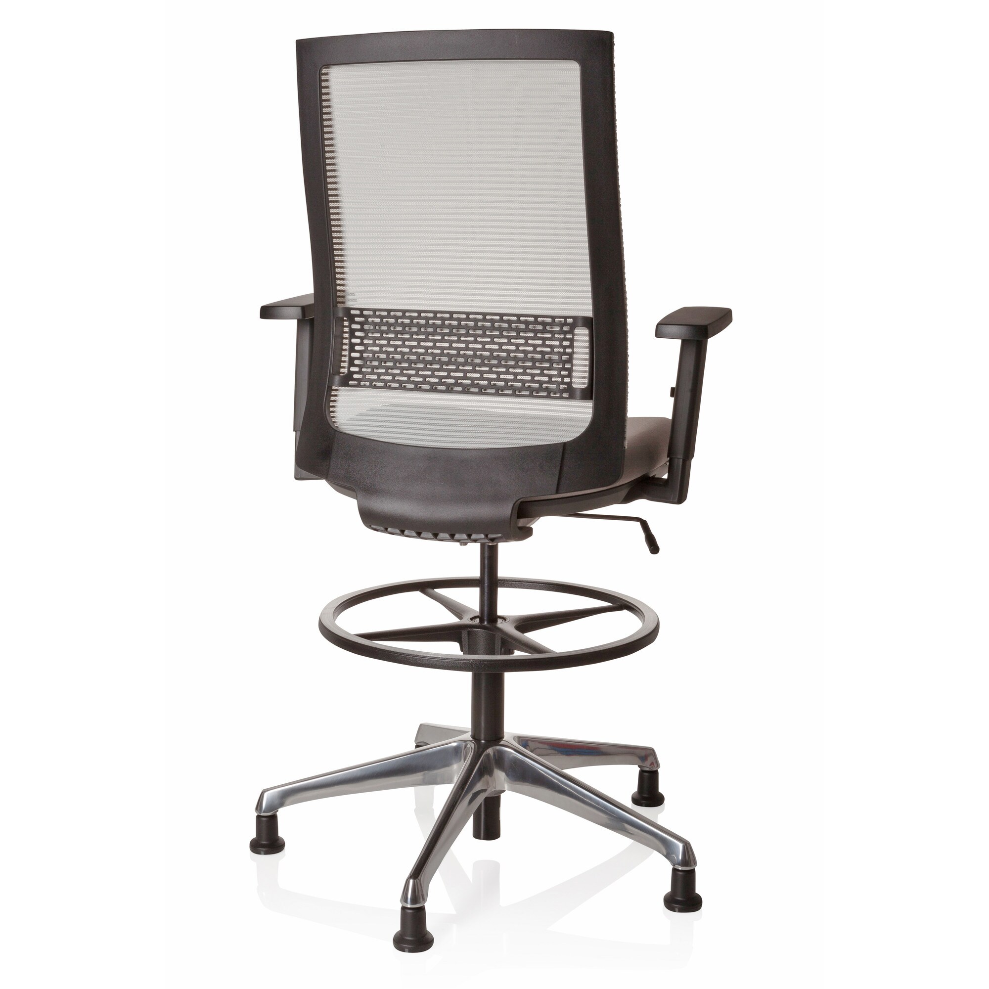 Counterstuhl TOP WORK 99 Stoff/Netzstoff mit Armlehnen (höhenverstellbar) hjh OFFICE