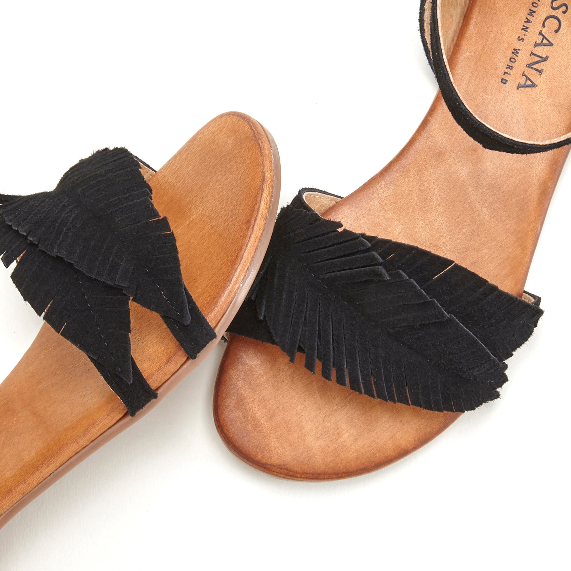 LASCANA Sandale in schwarz