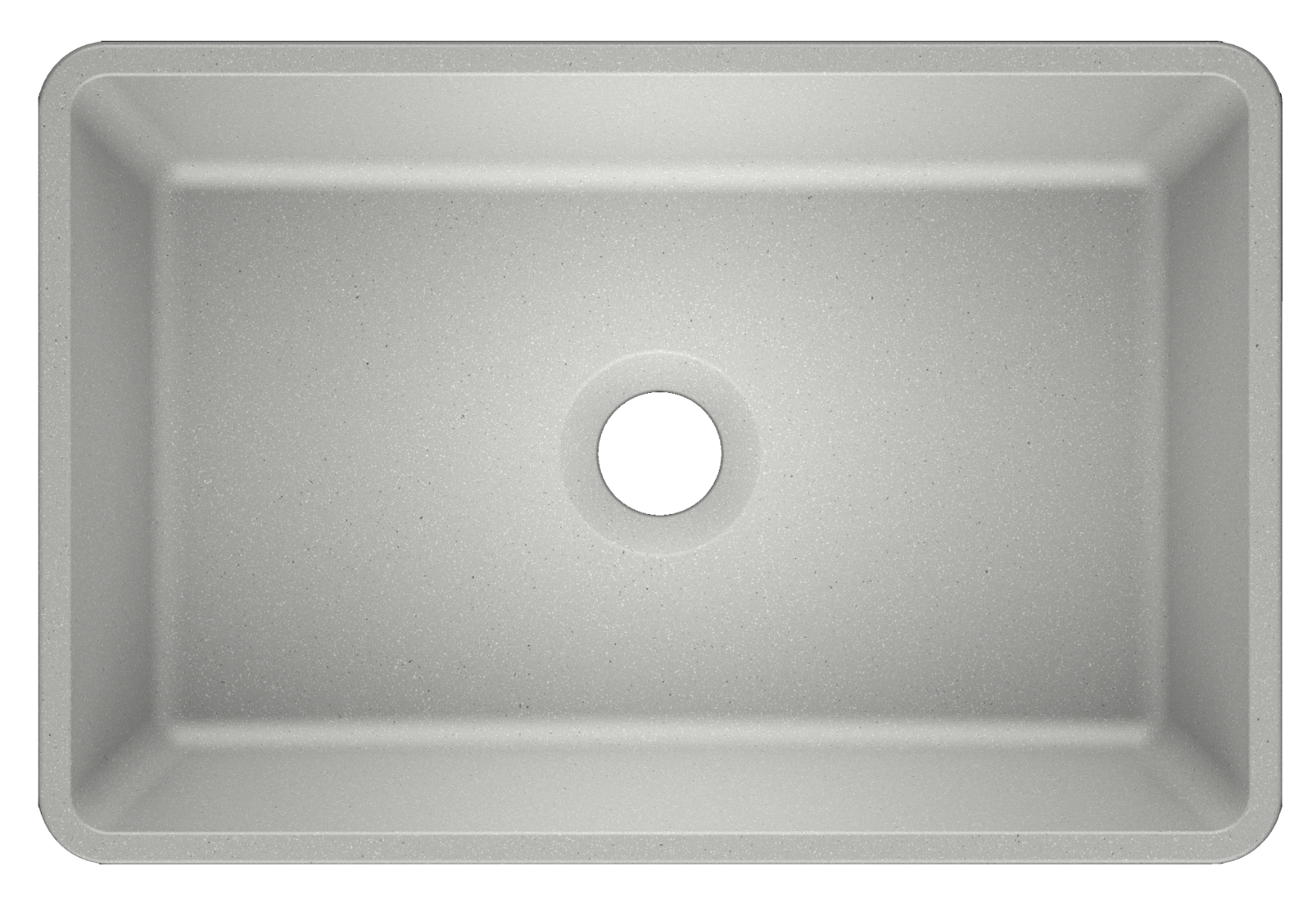 Kerra Rava wastafel 45x30x12cm licht grijs