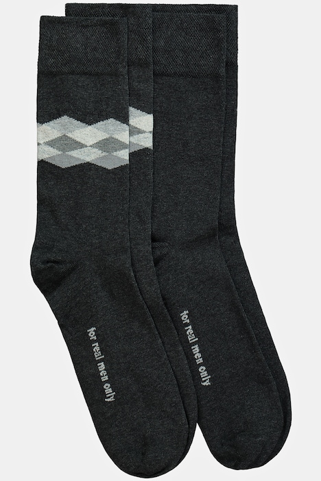 JP1880 Socken, 2er Pack, Doppelpack, Grafik, Komfortbündchen