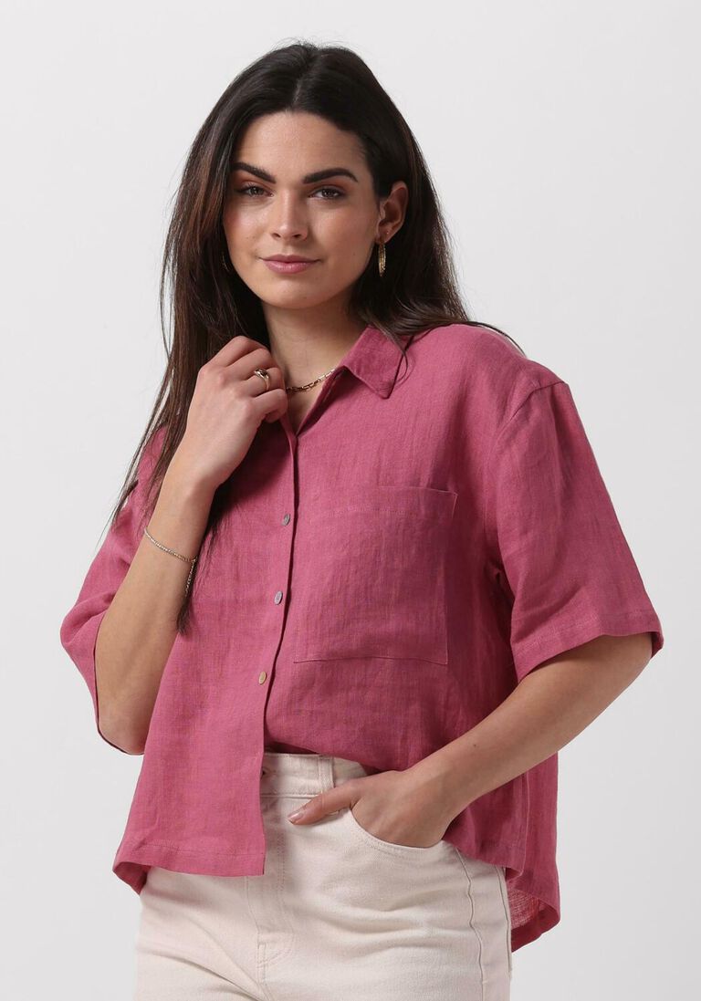 BY-BAR roze by-bar blouse cris linen blouse
