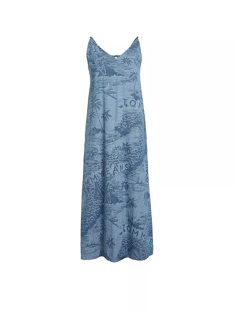 TOMMY JEANS Midikleid  blau