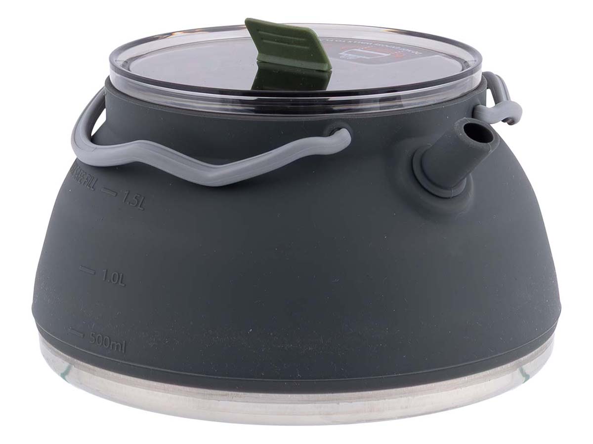 Bo-Camp siliconen opvouwbare theeketel - 1,5 liter
