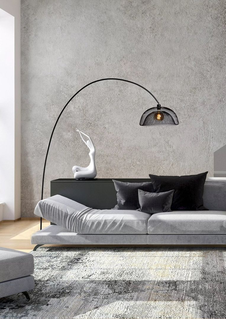 Lucide   Mesh Boog Vloerlamp
