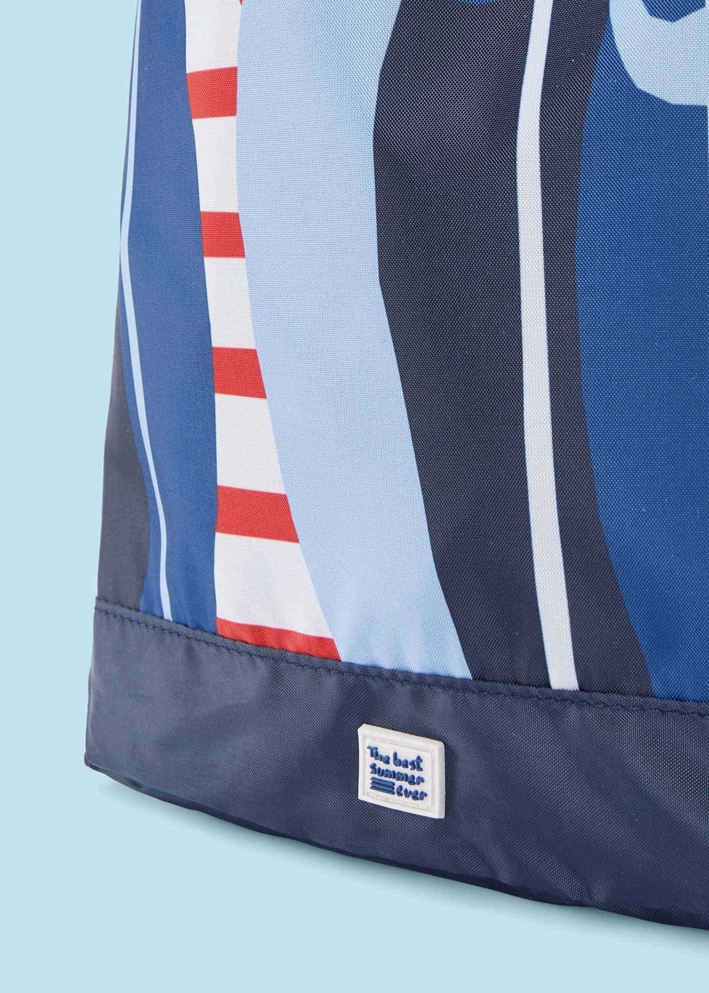 Mochila com cordão em formato de melancia para meninos