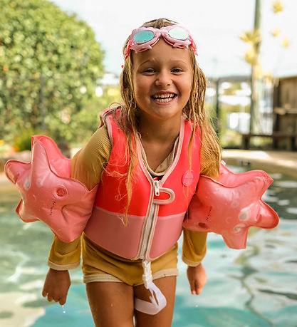 SunnyLife Sv?mmevest - Melody the Mermaid - Neon Strawb