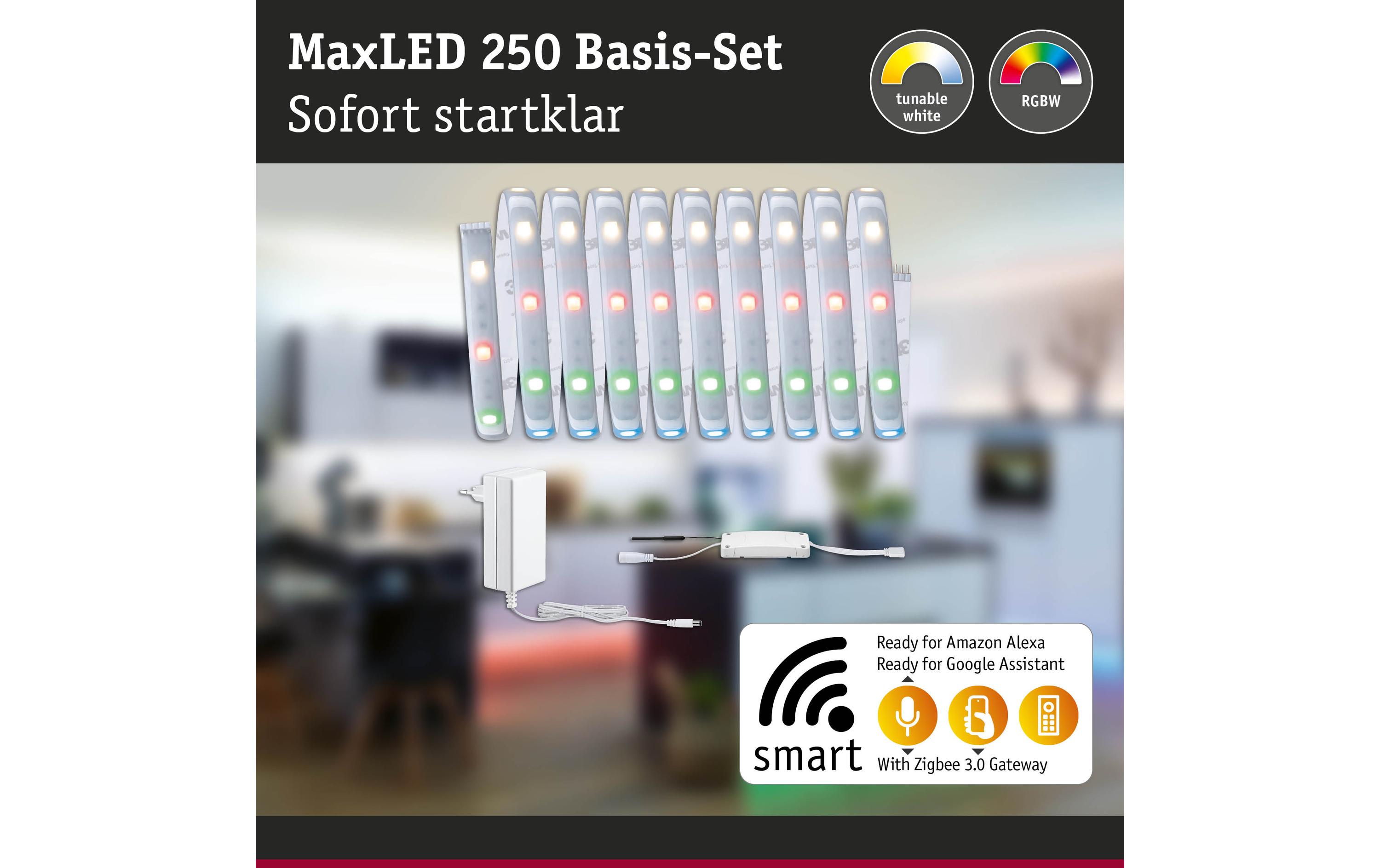 LED Stripe MaxLED 250 Basisset, RGBW, 3m, ZigbeeLED Strip Smart Home Zigbee RGBW