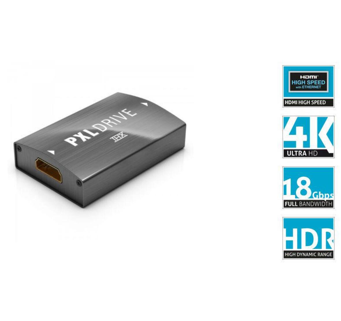 PXLDRIVE HDMI Repeater<br>4K UHD HDMI-Repeater