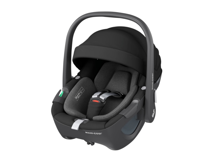 Pebble 360 0 - 15 M  40 - 83 cm  0 - 13 kg    Intuitive FlexiSpin-Drehung mit nur einer Hand |    Komfortable ClimaFlow-Temperaturregulierung |    Easy-in Gurtsystem |    G-CELL-Seitenaufpralltechnologie |