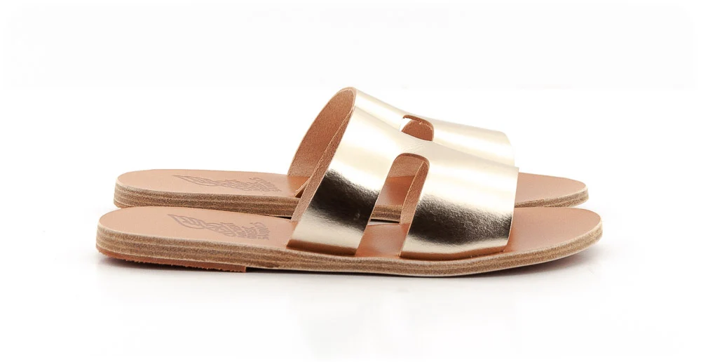 ANCIENT GREEK SANDAL - SAND APTEROS PLATINUM PLATINUM