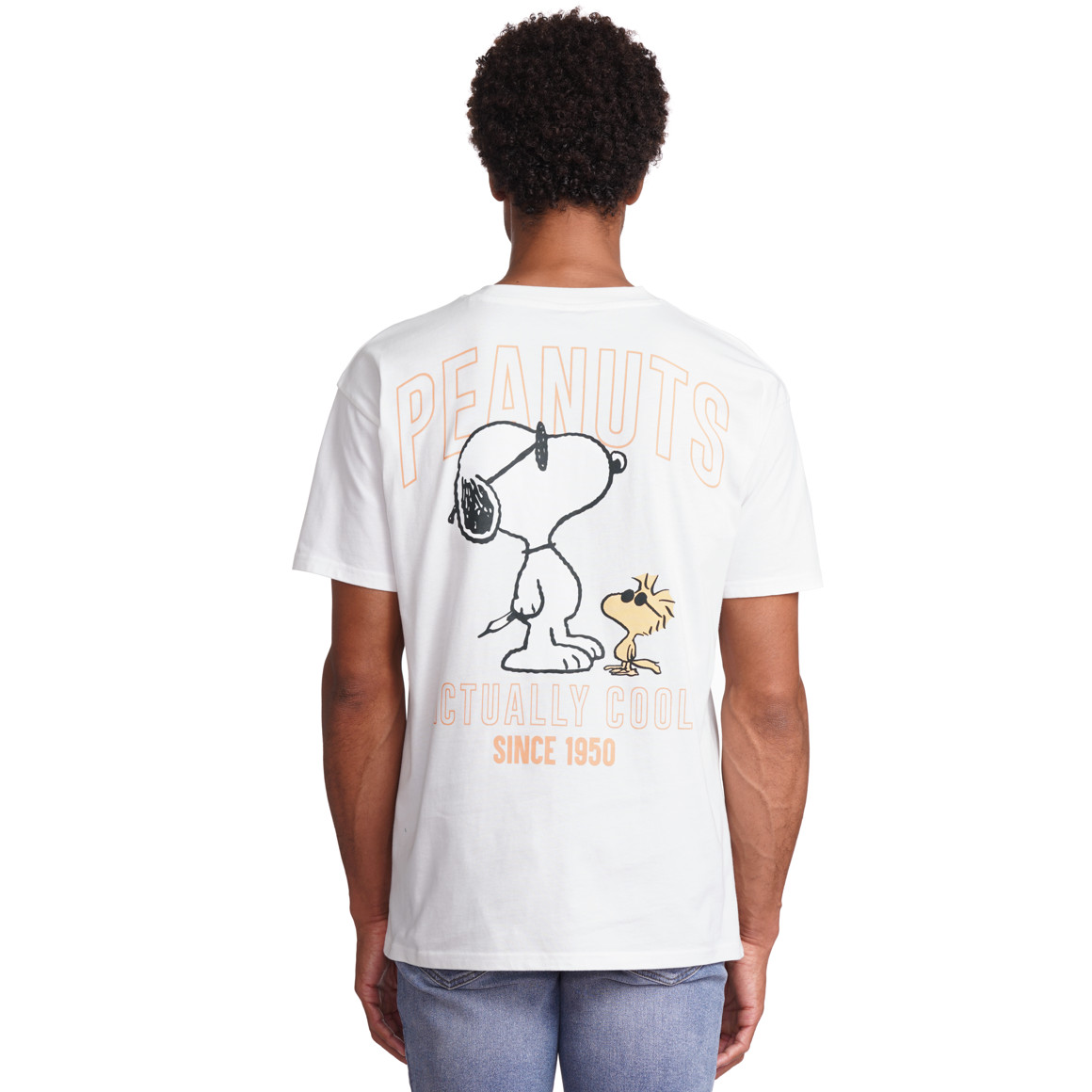 Jonas Nielsen Peanuts T-Shirt mit Print weiss